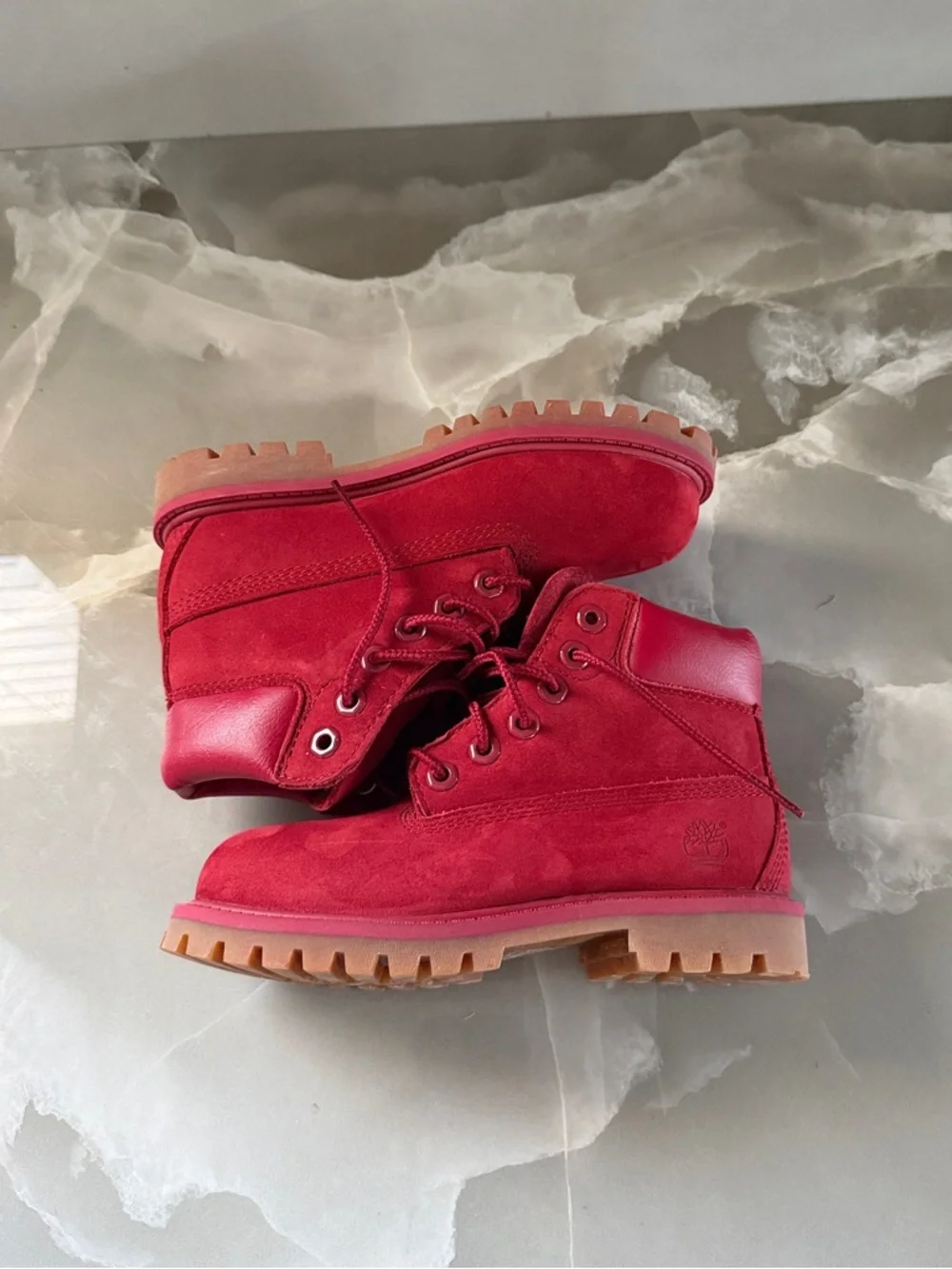 Timberland red boots